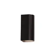 Hera Twin Outdoor Wall Light Black