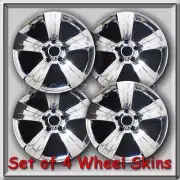 2016-2017 Jeep Compass Wheel Skins 17" Chrome Hubcaps Chrome Wheel Covers