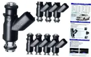 Upgraded 4 Holes Flex Fuel Injector Fit For GMC: Sierra/Savana/Yukon, For