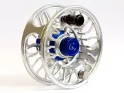 Galvan Grip G-7 Blue Hub Fly Reel, New - Free Fly Line