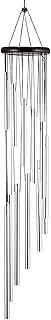 Large Deep Relaxing 18 Tubes Wind Chimes Metal Wind Bells Handmade Ornament Garden Patio Outdoor Hanging Decor