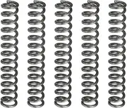uxcell 5Pcs Compression Spring, 5mm OD, 0.8mm Wire Size, 30mm Free Length, Spring Steel Construction Extended Mechanical Compression Springs for Shop and Home Repairs, Silver Tone