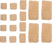 WOONEKY 4 Sets Realistic Miniature Straw Bales for Dollhouse Farm Scenes Lightweight Simulated Haystack Craft Accessories Versatile Arrangement Ideas