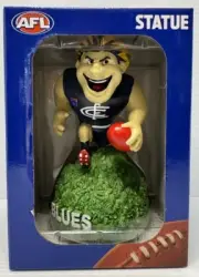 AFL Mascot Statue ~ Carlton Blues ~ 18cm Tall ~ New