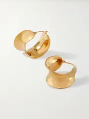 [AGMES] AGMES - Laila Gold Vermeil Hoop Earrings - One size One size Gold