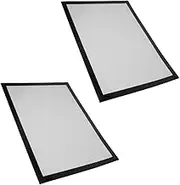 TEHAUX 2Pcs Magnetic Photo Frame DIY Picture Frames for Fridge Lightweight Canvas Picture Display for Home Decoration Easy Photo Holding
