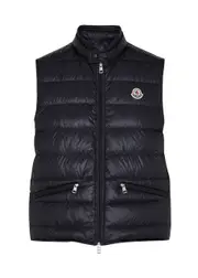 Moncler Gui Quilted Shell Gilet - Navy - 4 (UK42 / XL) 4 (UK42 / XL)