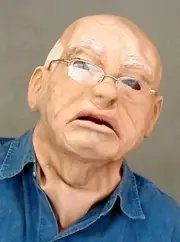 old man mask foam latex Made in America