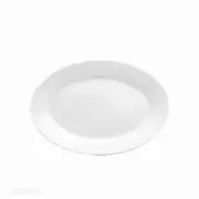 Oneida F8010000361 Buffalo Bright White 11-3/4"x8-5/16" Oval Porcelain Platter