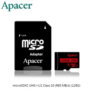 Apacer宇瞻 microSDXC Class10 U1 R85 128GB