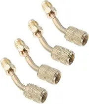 Alipis 4Pcs Durable Mini Split Adapter Quick Couplers for Air Conditioner Hose Fitting Sturdy Hose Connector for Refrigeration Service