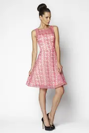 Gracie Daisy Organza Cocktail Dress--VER-GRA-PEO