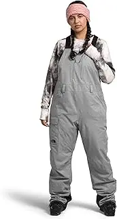 [THE NORTH FACE] Women's Freedom Insulated Bib (Standard and Plus Size) - Regular, TNF Medium Grey Heather, 3X Regular