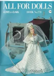 BARBIE KEN FASHION DOLL CROCHET&KNIT SWEATER PONCHO JACKET HAT PATTERN BOOK