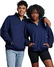 [Russell Athletic] Men's Dri-Power Fleece 1/4 Zip Cadet