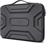 15.6 inch Laptop Sleeve with Handle Protective Shockproof Waterproof EVA Case for 16" MacBook Pro/Max M2 M1 2019-2023,15"-16" HP Dell Asus Laptop,Dell XPS 15, Black