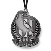 Collingwood Magpies AFL Metal Ornament Christmas Tree Decoration