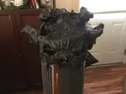 latex winged dragon skull demon mask (like in the film The Necro Files)-NWT