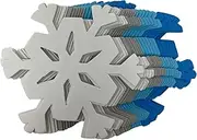 Snowflake Cutouts Foam Pack of 24