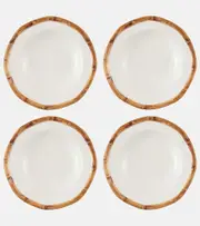 [Les-Ottomans] Les-Ottomans Bamboo set of 4 ceramic soup plates