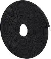 BENECREAT 9.14m Cotton Covered Boning, 12mm Polyester Boning Black Bra Boning Poly Boning Sewing Garment Accessories for Corsets Bridal Gowns Lingerie Hats Dress