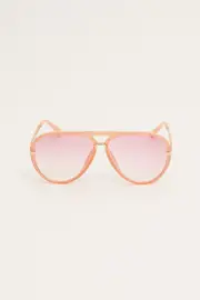 Pink Top Bar Fashion Glasses