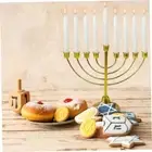 9-branch Candle Stand Gold Candlestick Vintage Candle Holder Home Decoration