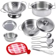 Rupnoflbui Kids Kitchen Pretend Play ToysMini Play Kitchen Accessories Set w