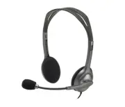 Logitech H110 Black On Ear Stereo Headsets 981-000459