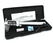 Stainless 6" Digital Electronic Caliper Fractional MM Inches 3 Way LCD EZ Calibe