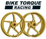 O.Z. Piega Gold Superlight Alloy Wheels to fit Yamaha 1700 MT-01 05-09