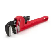 Steelman 10-Inch Heavy-Duty Cast Iron Straight Handle Pipe Wrench 60883