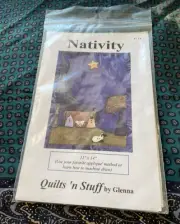 Quilts 'n Stuff Glenna Manger NATIVITY Religious Quilt Quilting Pattern Michigan
