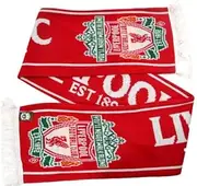 Liverpool FC English Premier League EST 1892 Scarf - Authentic EPL, Red