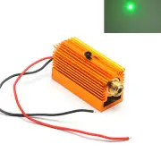 Green Dot 532nm 50mW Laser Diode Module 3.7-5V Brass + Heatsink