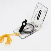 Drawing Scale Compass Folding Map Ruler Survival Tool Buckle Car Camping