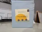 King 100% Organic Cotton Solid Sheet Set Sky- Kindlier - FREE SHIPPING