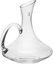 NAMOARLY 1Pc Crack Wine Decanter with Handle Transparent Liquor Dispenser for Enhanced Drinking Experience Elegant Modern Design for Home Bar and Parties