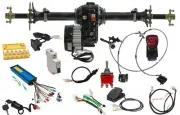 860mm Rear Axle Kit 36V 1000W Differential Motor ATV Quad go Golf Cart Dirt Bike