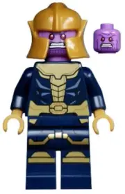 LEGO® Minifig sh0613 - Thanos - Dark Blue Legs Printed, Dark Blue Arms