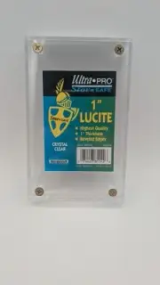 Ultra Pro Stor Safe 1" Lucite Card/Ticket Holder Stock #81142