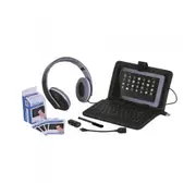 Laser 6In1 Case/Stylus/Headset Starter Bundle Accessories Pack For 7 Inch Tablet