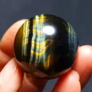 TOP 60G 35MM Natural Tiger eye Crystal Sphere Ball 5205+