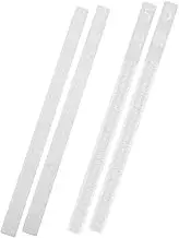 NOLITOY 2Pairs Measuring Dough Strips Professional Baking Leveling Ruler for Rolling Pin Thickness Guide for Pastry Cookie and Fondant Preparation