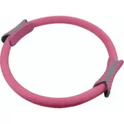 Powertrain Pilates Ring Band Yoga Home Workout Exercise Band Pink