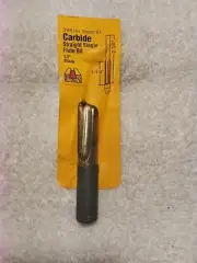 DEWALT DW 6144 STRAIGHT SINGLE FLUTE CARBITE ROUTER BIT 1/2" SHANK