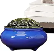 Incense Holder | Coil Cone Stick Incense Holder | Chinese Ceramic Zen Decor Burning Meditation Home Ornaments for Cones & Sticks