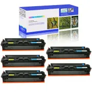 5 Pack Cyan CF501A 202A Toner for HP LaserJet Pro MFP M281fdn M281fdw Printer