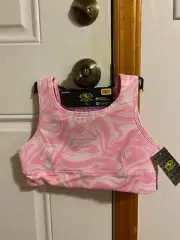 NEW GIRLS SIZE LARGE ATHLETIC WORKS 2 PACK KEYHOLE BACK SPORTS BRAS BAND SIZE 34