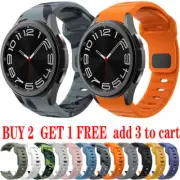 Silicone Watch Band Strap For Samsung Galaxy Watch 4 5 6 40/42/43/44/45/46/47mm